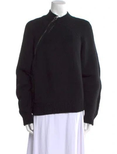 Pre-owned Tom Ford Mock Neck Sweater In Black