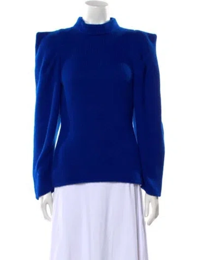 Pre-owned Tom Ford Mock Neck Sweater In Blue
