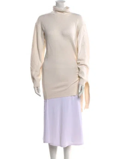 Pre-owned Tom Ford Mock Neck Sweater In Neutral