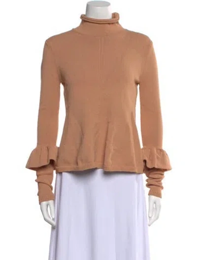 Pre-owned Tom Ford Mock Neck Sweater In Orange