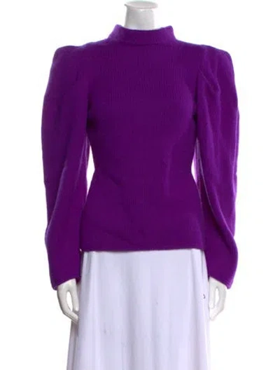 Pre-owned Tom Ford Mock Neck Sweater In Purple
