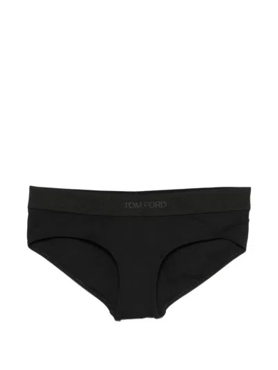 Tom Ford Modal Boy Shorts In Black