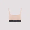 Tom Ford Modal Bra Scoop Neckline Elastic Underband In Pattern