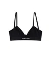 Tom Ford Triangle Bra Intimo Black In Black