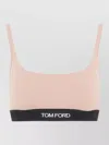 Tom Ford Modal Bra Scoop Neckline Elastic Underband In Pink