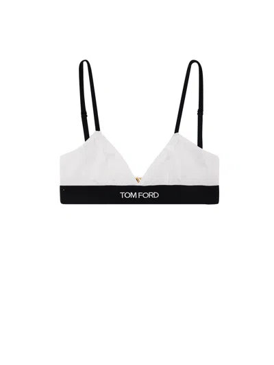 Tom Ford Modal Bra In White