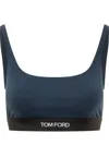 Tom Ford Modal Bralette In Blue