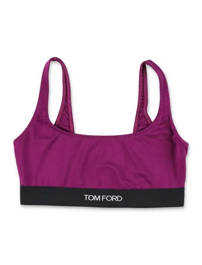 Tom Ford Modal Signature Bandeau In Purple