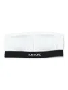 Tom Ford Signature Bandeau Bra Top In White