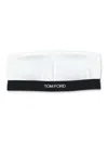 Tom Ford Signature Bandeau Bra Top In White