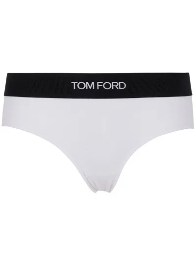 Tom Ford Modal "signature" Boy Shorts In White