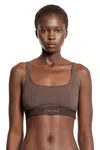 Tom Ford Signature Stretch Bralette With Elasticated Band Clothing In Brown