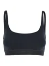 Tom Ford Logo Underband Bralette Bra In Blue