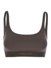 Tom Ford Logo Underband Bralette Bra In Gray
