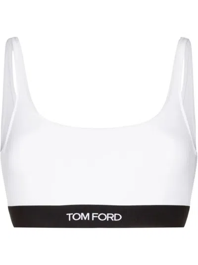 Tom Ford Signature Modal Bralette In White