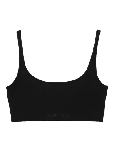 Tom Ford Modal "signature" Bralette In Black