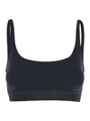 Tom Ford Logo Underband Bralette Bra In Blue
