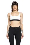 Tom Ford White Bralette With Contrasting Logo Print In Modal Stretch Woman In White