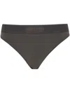 Tom Ford Modal "signature" Thong In Brown