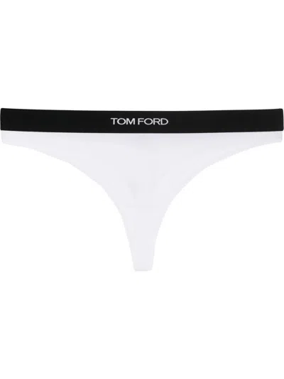 Tom Ford Modal Signature Thong In White