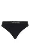 Tom Ford Modal Thong In Black