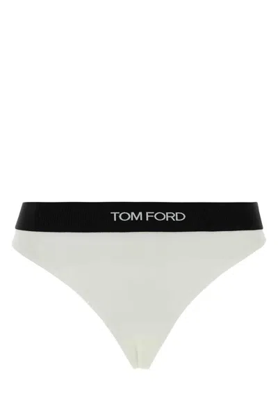 Tom Ford Modal Elastane Briefs In White