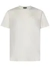 Tom Ford Pink Cotton Blend T-shirt In Neutrals