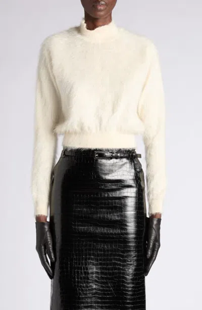 Tom Ford Mohair And Silk Sweater In Peyote