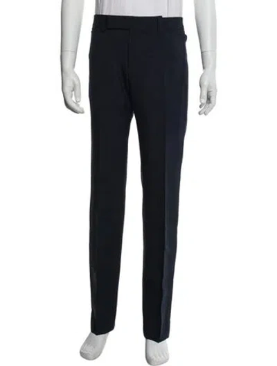 Pre-owned Tom Ford Mohair Dress Pants In Blue