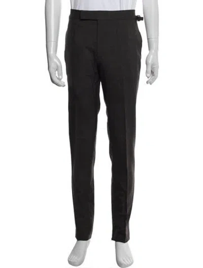 Pre-owned Tom Ford Mohair Joggers In Gray