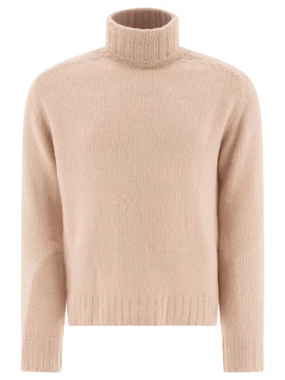 Tom Ford Mohair Turtleneck Sweater Knitwear Pink