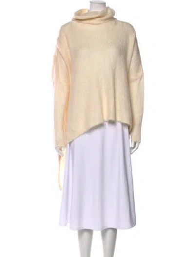 Pre-owned Tom Ford Mohair Turtleneck Sweater In Neutrals