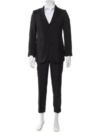 Pre-owned Tom Ford Mohair Two-piece Suit In Black