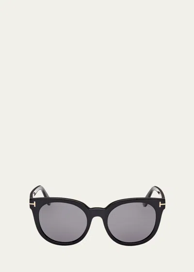 TOM FORD MOIRA ACETATE BUTTERFLY SUNGLASSES