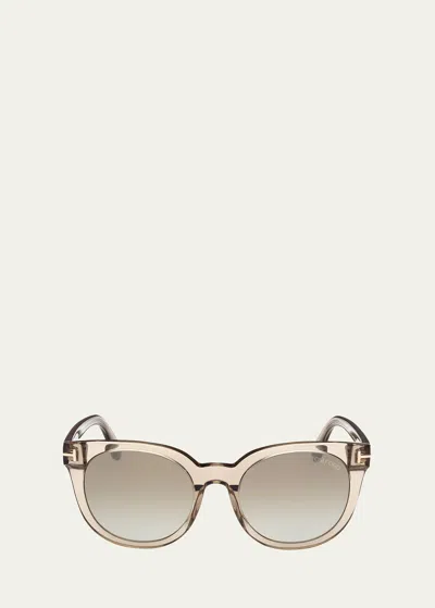 TOM FORD MOIRA ACETATE BUTTERFLY SUNGLASSES