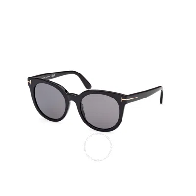 Tom Ford Moira Polarized Smoke Cat Eye Ladies Sunglasses Ft1109 01d 53 In Black