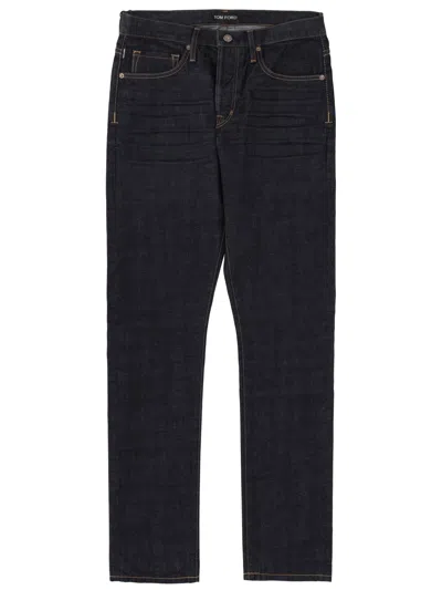 Tom Ford Five-pockets Jeans In Blue
