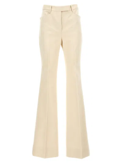 Tom Ford Moleskin Pants White In Neutrals