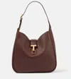 Tom Ford Monarch Medium Leather Tote Bag In Brown