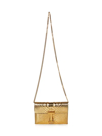 Tom Ford Monarch Mini Shoulder Bag In Gold