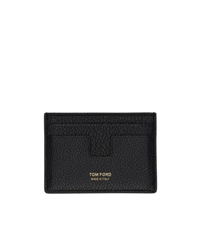 TOM FORD TOM FORD LOGO PRINTED HOOKED CARD HOLDER