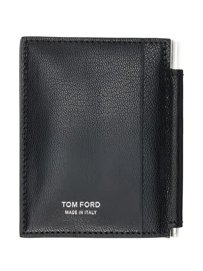 Tom Ford Money Clip Wallet In Black