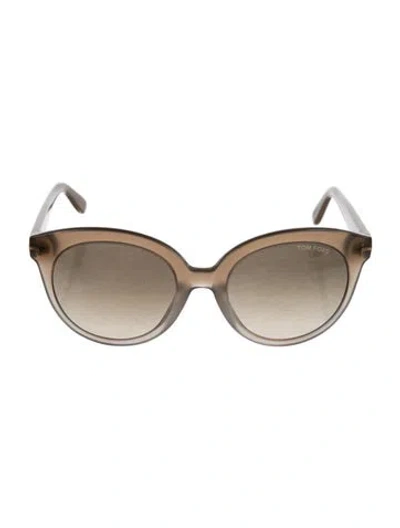 Pre-owned Tom Ford Monica Oversize Sunglasses In Brown