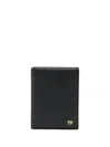 Tom Ford Monogram Leather Wallet In Black
