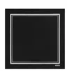 Tom Ford Logo-print Striped Silk Scarf In Black