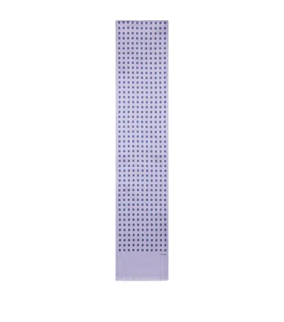 Tom Ford Mulberry Silk Printed Scarf In Pink