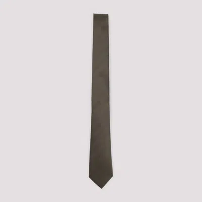 Tom Ford Mulberry Silk Tie In Brown