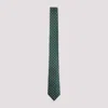 Tom Ford Mens Forest Polka-dot Silk-twill Tie In Green