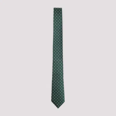 Tom Ford Mulberry Silk Tie In Green