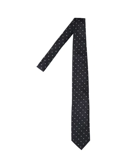 Tom Ford Mulberry Silk Tie For Men In Black